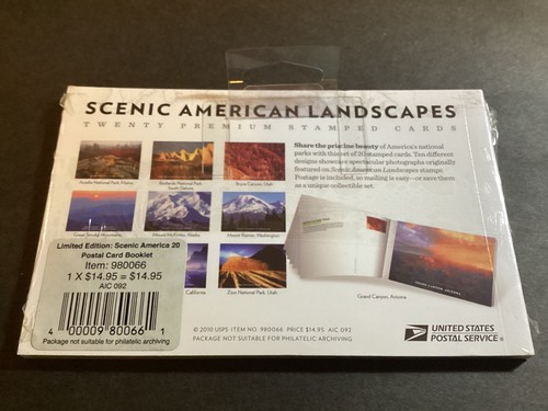ICOLLECTZONE US UX634-43 Scenic American Landscapes Booklet XF (B700) - Picture 2 of 2