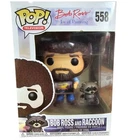 Funko Pop Television Bob Ross and Raccoon 558 The Joy of Painting Vinyl Figure
