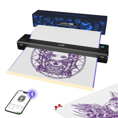 P90 Wireless Tattoo Stencil Printer - Professional & Beginner Friendly, Bluet...