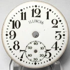 Antique Illinois Pocket Watch Dial ONLY 37.7mm