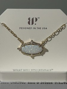 Authentic BP October 2025 Gold Plated Lab Grown  Opal CZ - Necklace 