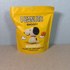 The Woobles PEANUTS SNOOPY Learn To Crochet Kit for Beginners  New Complete Kit