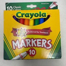 Crayola Broad Line Markers - Classic Colors, 10 Count Set