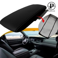 Fits 2003-2011 Ford Crown Victoria Mercury Marauder Console Armrest Cover Black