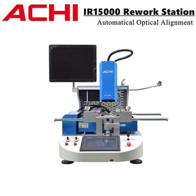 ACHI IR15000 BGA Rework Station Automatica Optical Alignment Hot Air Heating EU
