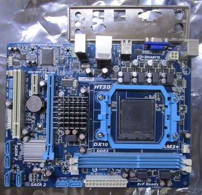 GIGABYTE GA-78LMT-S2 AM3+ MicroATX Blue Rev 1.1 I/O Shield w/ NEW CMOS Battery
