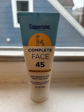 Coppertone SPF 45 Complete Face Sunscreen, Water Resistant, 2.5 fl oz EXP 02/27