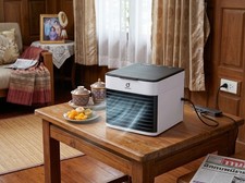 USB Mini Air Conditioner Fan Portable Desktop Cooler Humidifier Home Office use