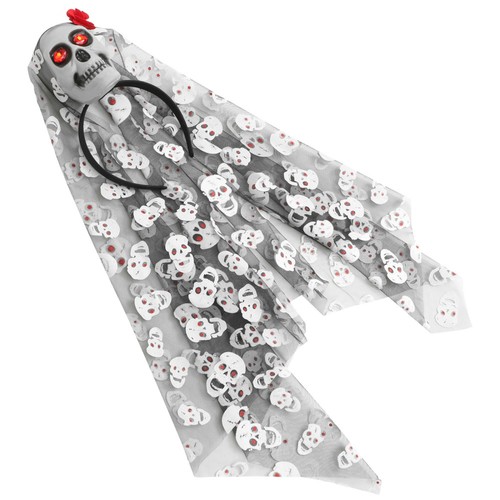 Halloween Headdress Bride Veil Headband Goth Accessories Women Accessory - Bild 7 von 12