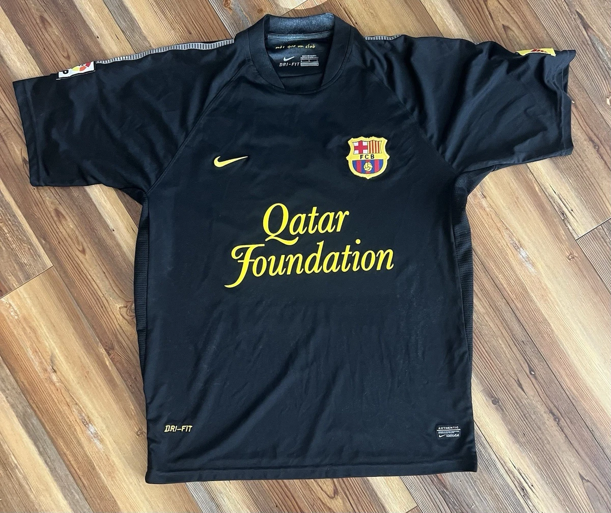 Nike FC Barcelona Black International Club Soccer Fan Apparel and