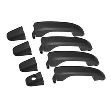 Exterior Door Handle Textured Black Compatible with 2014-2019 Silverado Sierra
