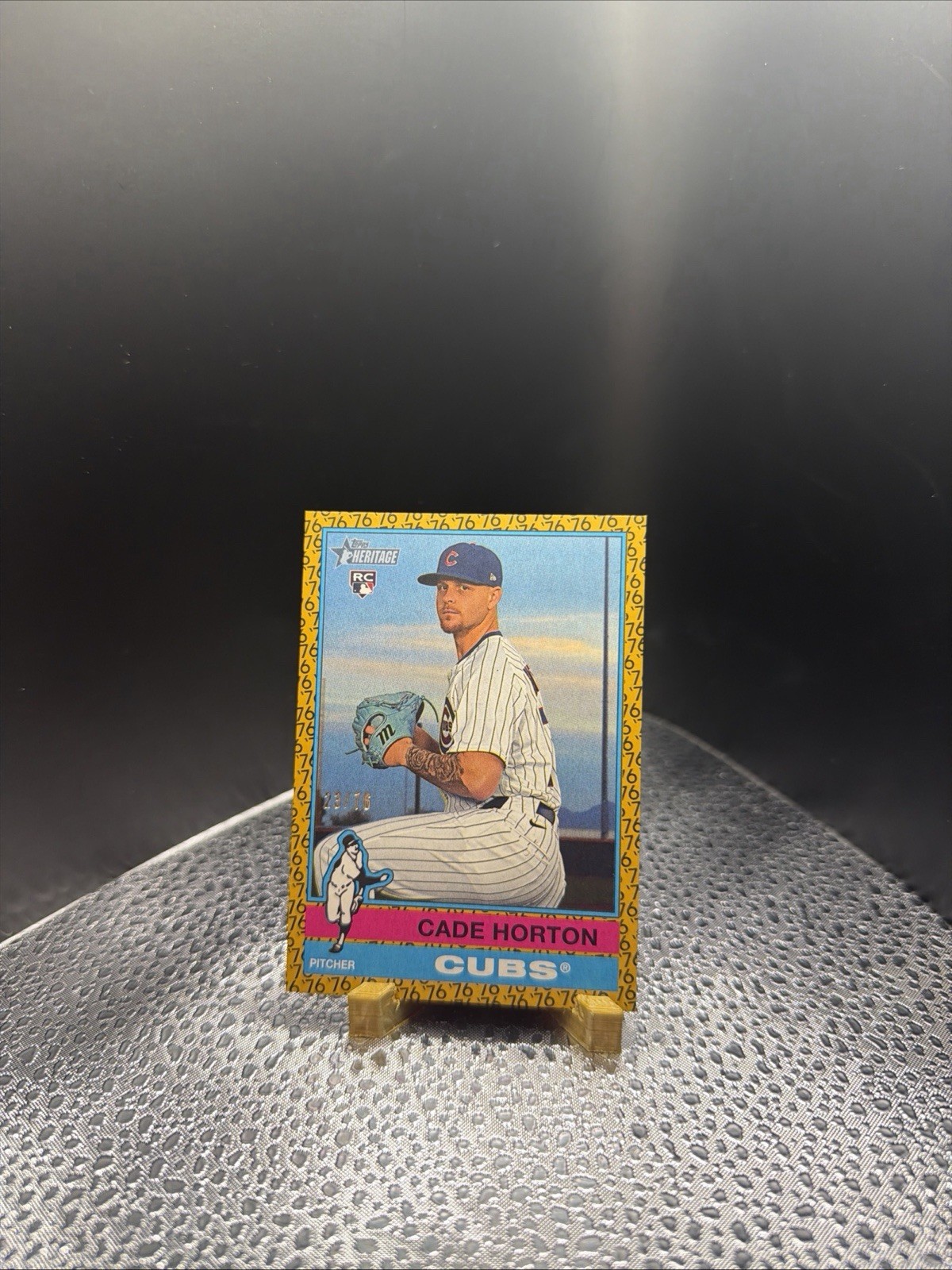 2025 Topps Heritage High Number Color Of The Year /76 #626 Cade Horton RC