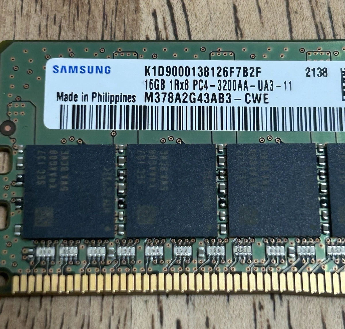 Samsung DDR4 SDRAM 16 GB Capacity per Module Memory (RAM) for sale