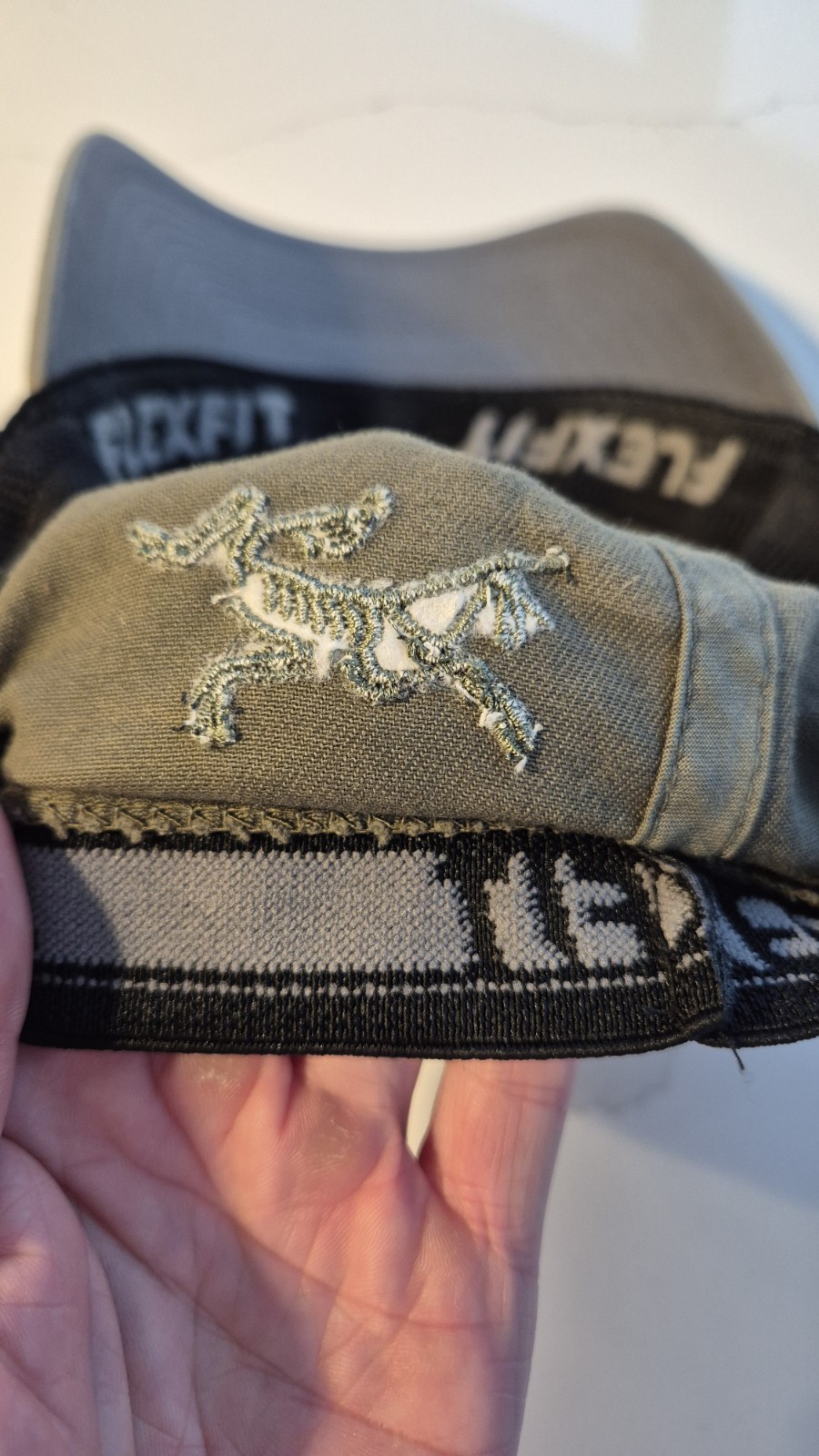 Arc'teryx Leaf Flexfit Bird Distressed Arcteryx  Hat Cap very rare. image 4