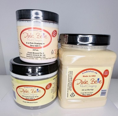 New Sealed Dixie Belle Chalk Mineral Paint 32 OZ LARGE - CHOOSE COLOR