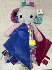 Bright Starts Taggies Elephant Security Blanket Lovey