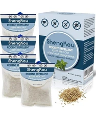 Vamoose, Rodent Pouches, Plant-Powered Rat, Works Anywhere 1 Pack, 4 Pouches