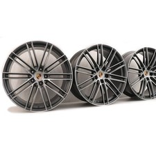 Porsche Cayenne 22 Inch Alloy Wheels ORIGINAL 9Y0601025BR 9Y0601025AJ