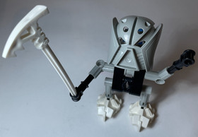 LEGO Bionicle 8544 Turaga Nuju w/ Instruction Manual, Missing Rubber Band EUC