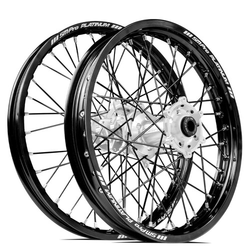 KTM 125 EXC 2003-2023 SM Pro MX SNR Wheel Set 21/19 Black Rims Silver ...