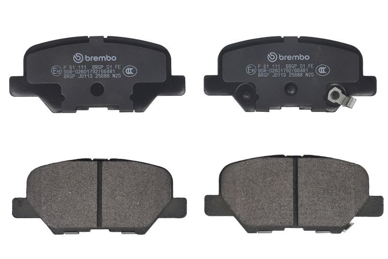 Brembo Bremsbelagsatz, Scheibenbremse P 61 111 Für Peugeot Citroën Mazda Mitsubishi - Bild 6