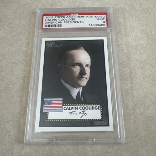 Calvin Coolidge #AP30 2009 Topps American Heritage Presidents card