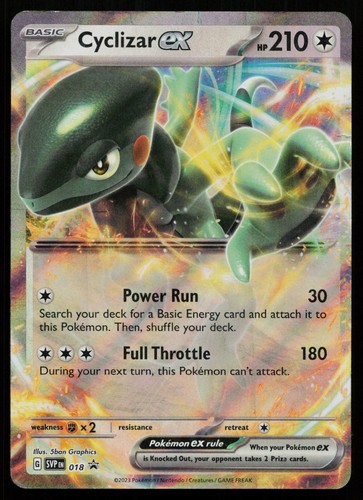 Cyclizar ex 018 Scarlet & Violet Promo Holofoil