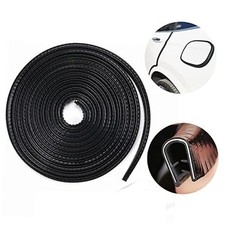 33Ft 10M Car Door Protector Edge Guard U Shape Edge Trim Rubber Seal Strip,