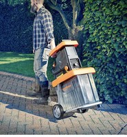 LawnMaster Quiet Garden Shredder - 2800W Electric Drum Shredder, 60L Capacity