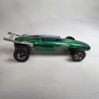 1969 Hot Wheels Redline Indy Eagle Green Black Interior Hong Kong