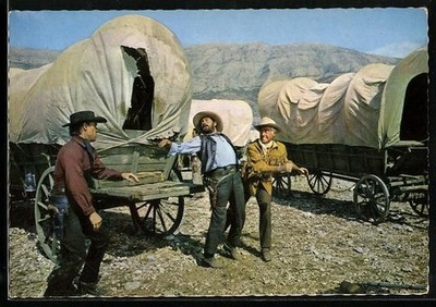 Postcard Scene from Among Vultures, At This Moment Old Surehand Packs..., Karl  