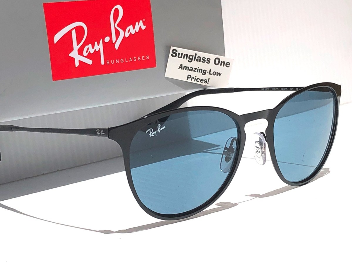 Ray Ban ERIKA METAL Black Evolve PHOTOCHROMIC Green Blue Sunglass