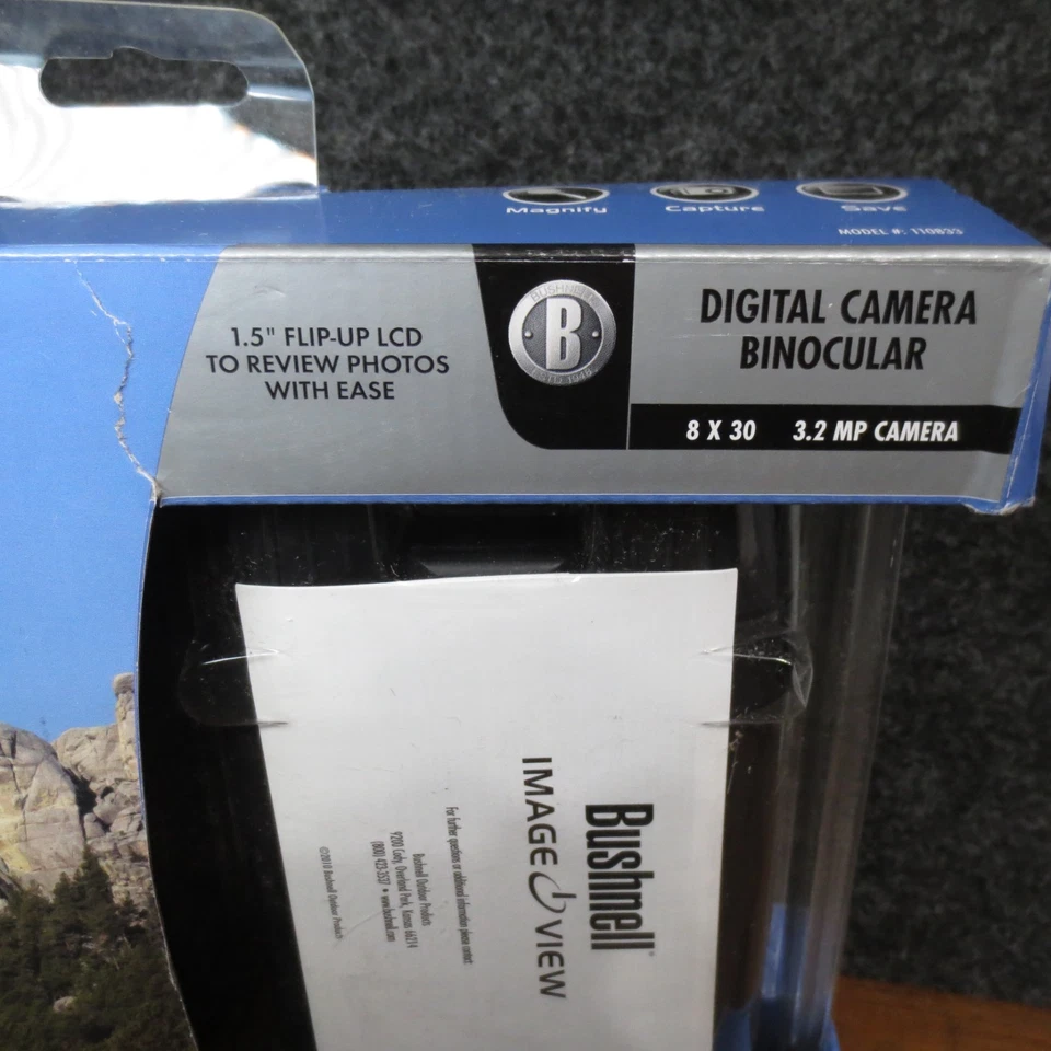 Bushnell Image View Digital 3.2MP Camera 8x30 Binocular #110833 Hiking Gear - Image 2 of 4
