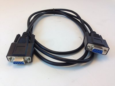 1 PIECE - CES - 6FT VGA CABLE - 9PIN DB9 FEMALE TO FEMALE CONNECTORS # ZCL2000