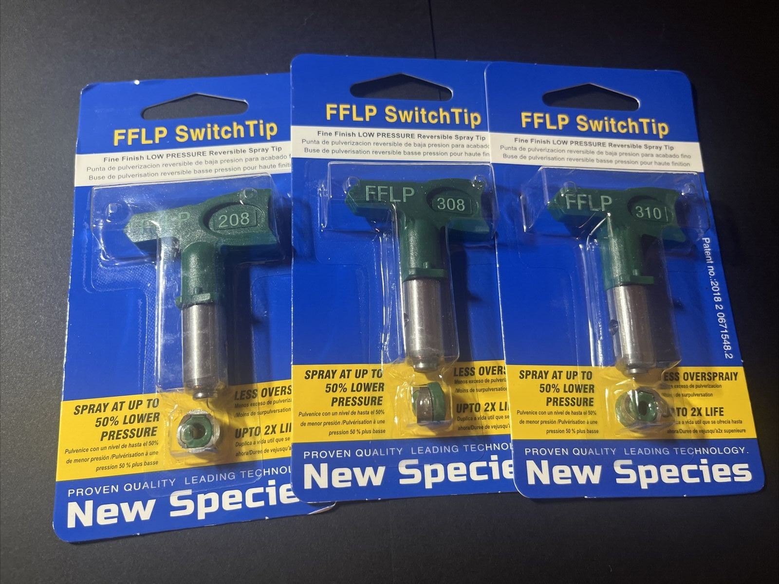 Green fine finish spray tip. 208-308-310 tip para Esprayar 3 tip