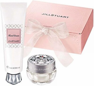 JILL STUART Lip Balm & Hand Cream 2-piece set White Floral Scent NEW JAPAN