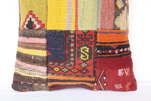 20x16 patchwork kilim pillows,Handmade pillow,Turkish Kilim pillow,lumbar pillow - Picture 7 of 13