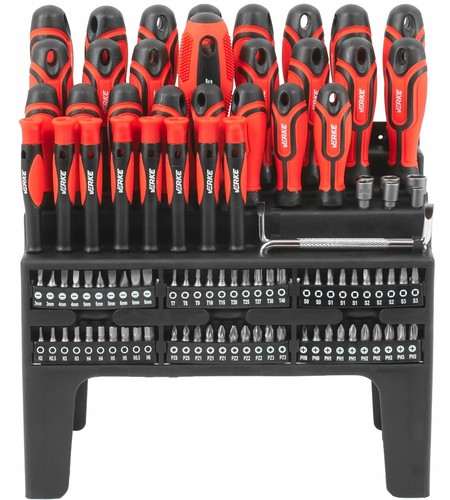 Set Cacciaviti Giraviti da Officina Completo Stella Fisso Torx 100 Pz - Foto 14 di 16