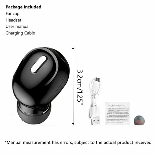 Bluetooth Pojedyncze słuchawki 5.0 X9 Zestaw słuchawkowy Słuchawki douszne Zestaw głośnomówiący do iPhone Samsung - Zdjęcie 2 z 14