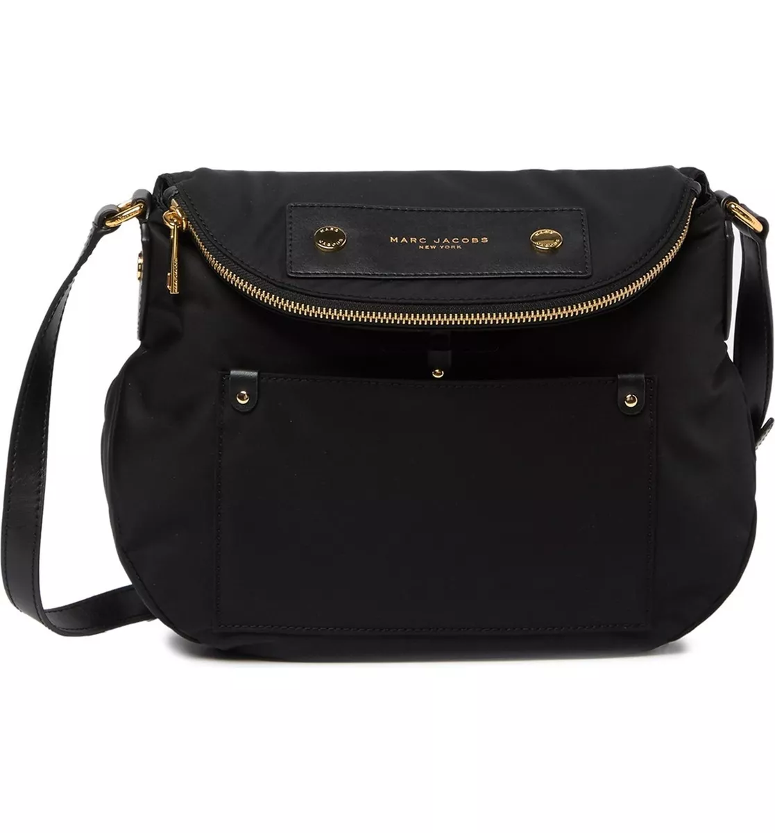 Marc Jacobs Preppy Natasha Nylon Crossbody Bag, Black, Medium