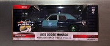 GREENLIGHT GREEN MACHINE 1975 DODGE MONACO PURSUIT MASSACHUSETTS STATE POLICE