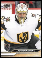 2023-24 Upper Deck Hockey Series 1 #185 Logan Thompson Vegas Golden Knights