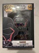 Funko POP! Star Wars Karre Enamel Pin w/ Removable Stand - SE - Disney - NEW