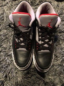 jordan 3 black cement mens