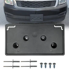 For 2015-2020 Chevrolet Suburban Tahoe Front Bumper License Plate Holder Bracket
