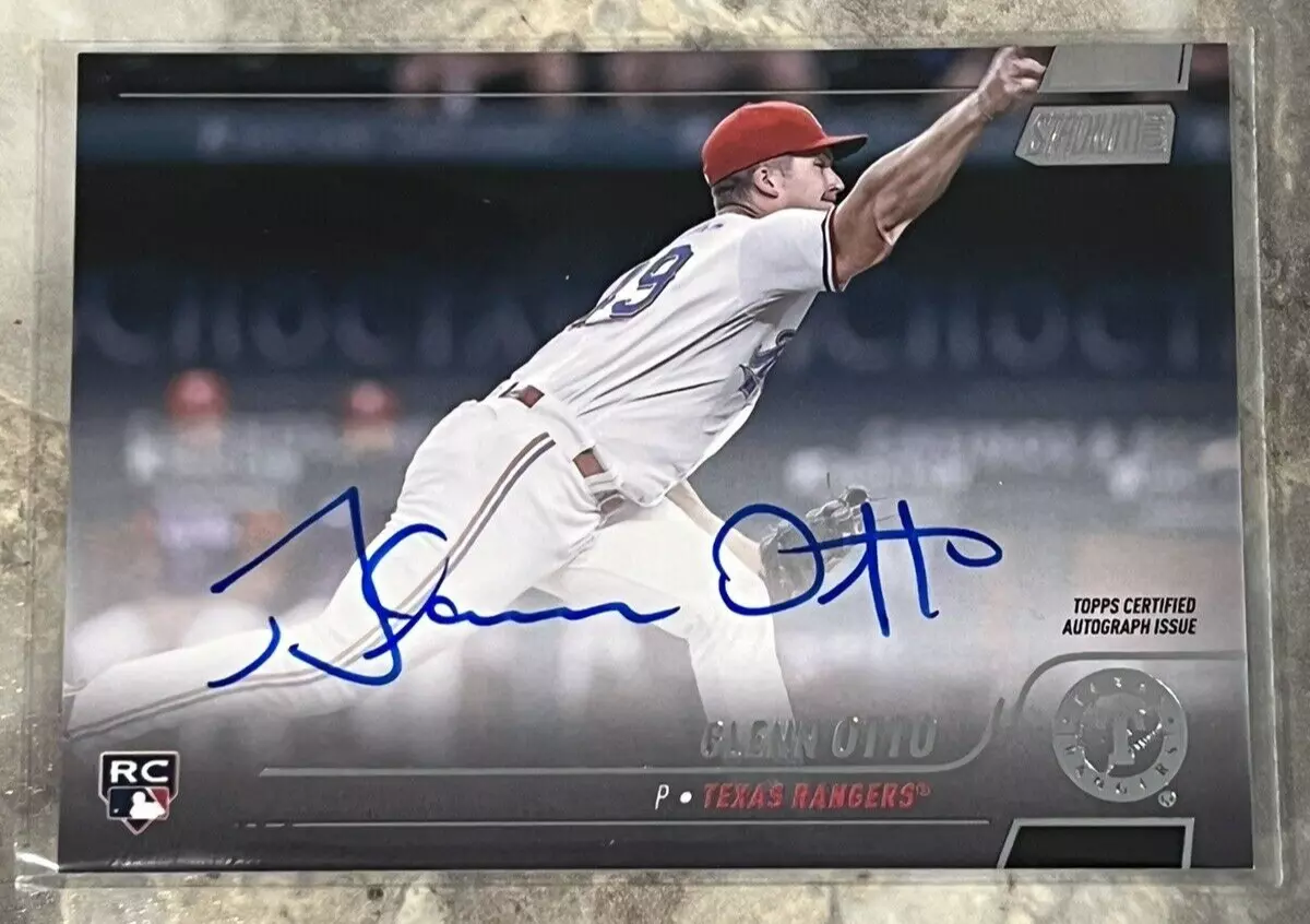 2022 Topps Stadium Club #SCBA-GO Glenn Otto Rookie Auto Rangers RC