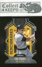 2019 Leather & Lumber Benchmarks Die-Cut #B-14 Cal Ripken HoF Baltimore Orioles