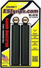 ESI MTB Standard Size Chunky Bicycle Grips - Black