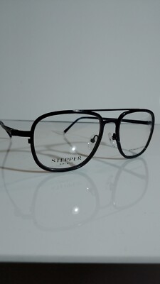 Neu Stepper STS40166 Vollrand Schwarz Brille Brillengestell