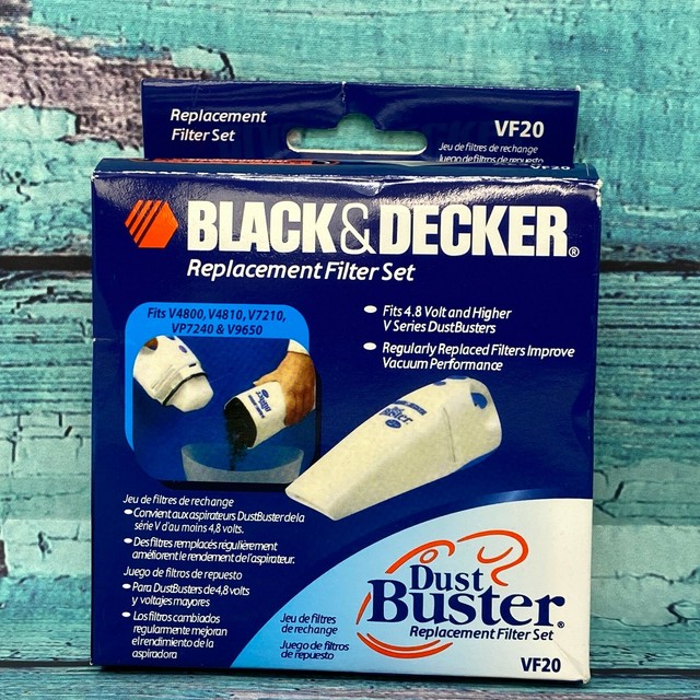 black and decker hand vac filter